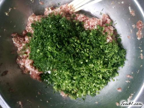 【茴香肉包子】