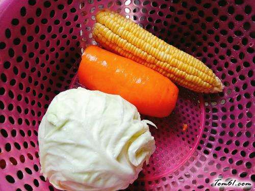 【卷心菜玉米包子】