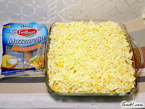 【元貝蝦仁芝士焗意粉】