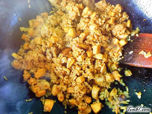 【芝士咖喱鸡肉饭】