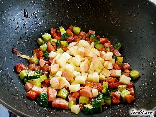 【咖喱苹果炒饭】