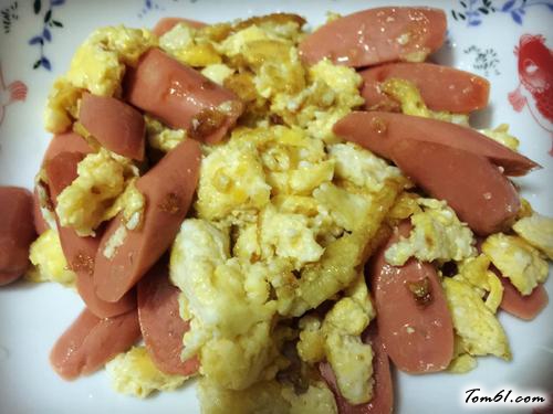 【火腿鸡蛋炒面】
