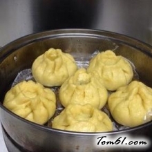 玉米发面素包的做法