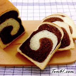 可可双色吐司的做法