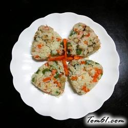 蔬菜饭团的做法