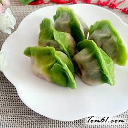 翡翠白菜水饺的做法