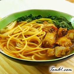 红烧排骨面的做法