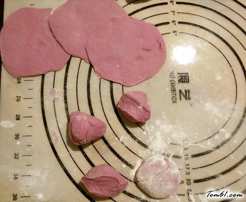 【双色紫薯馒头卷】