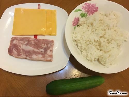 【芝士培根饭团】