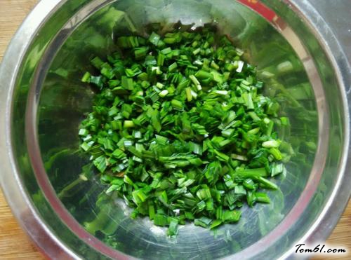 【海米韭菜鸡蛋水饺】