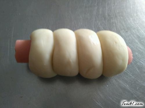 【火腿卷馒头】