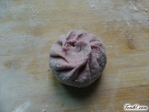【紫薯香菇青菜包】