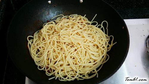 【虾仁意面】