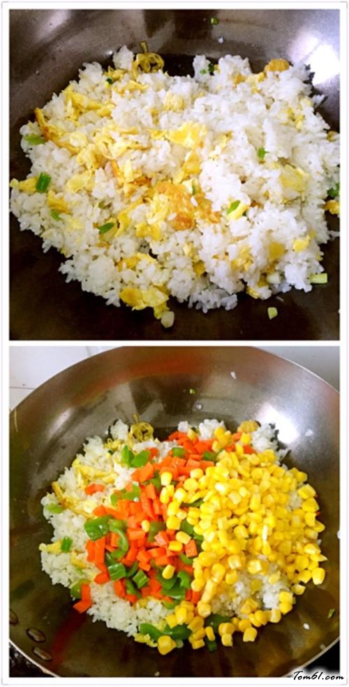 【芝士蛋炒饭】