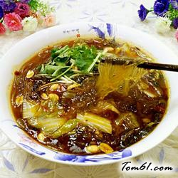 酸菜煮粉丝的做法