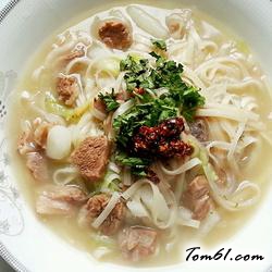 羊汤面的做法
