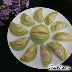 彩虹水饺的做法