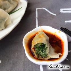 茴香苗素水饺的做法2