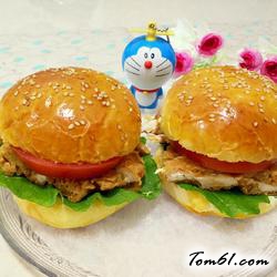 香酥鸡排汉堡的做法