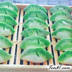 翡翠白菜饺子的做法