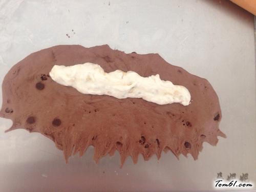 【巧克力香蕉奶酪面包】