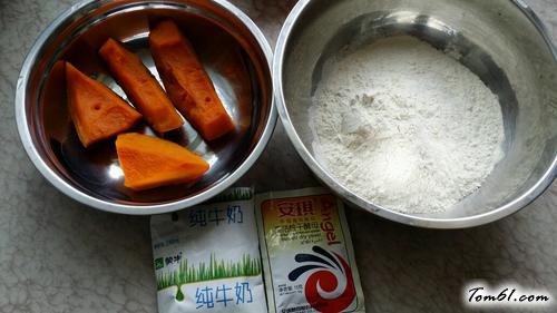 【南瓜葫芦娃豆沙包】
