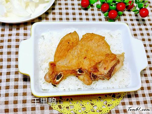 【芝士焗猪排饭】