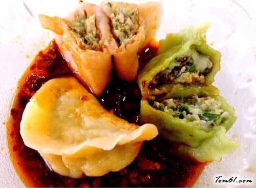 【肉三鲜五彩饺子】