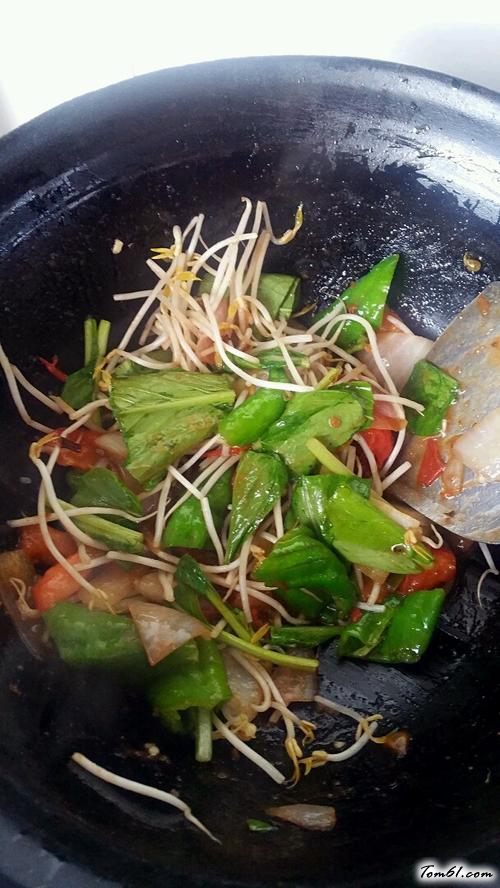 【二节子素炒面】