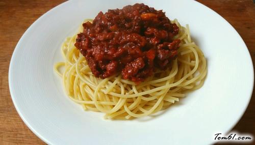 【意大利面（红酒肉酱长面）】