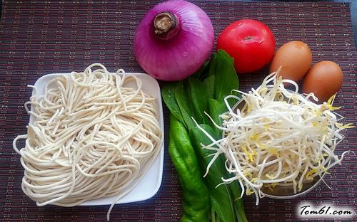 【二节子素炒面】