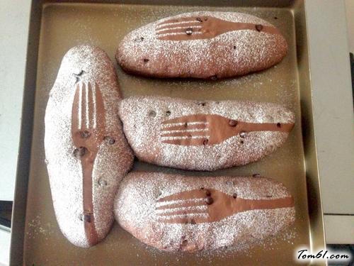 【巧克力香蕉奶酪面包】