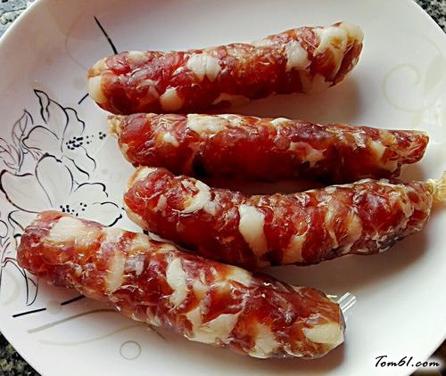 【腊肠豌豆饭】
