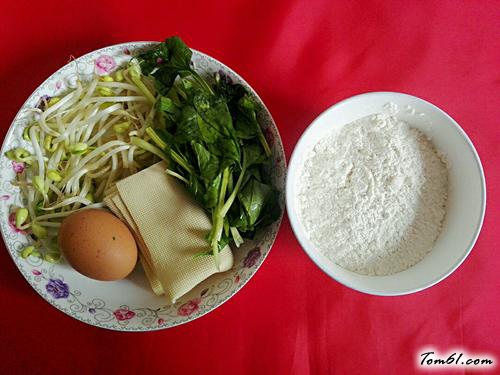 【菠菜鸡蛋面】