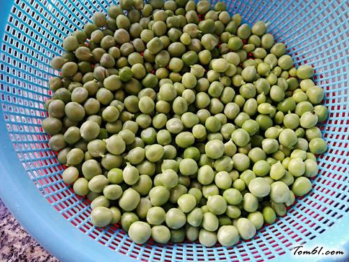 【腊肠豌豆饭】
