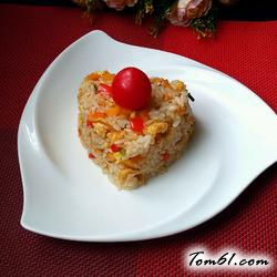 彩椒炒饭的做法