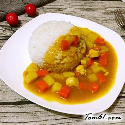 咖喱土豆鸡饭的做法