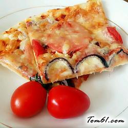 薄底火腿披萨的做法