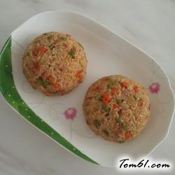 七彩饭团的做法