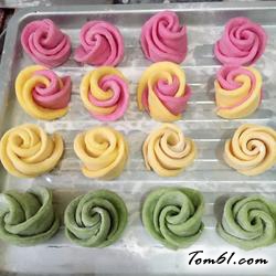 玫瑰花馒头的做法2