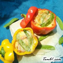 甜椒芝士焗饭的做法