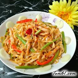 豆角炒肉卤面的做法