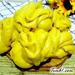 金灿灿全麦南瓜花卷的做法