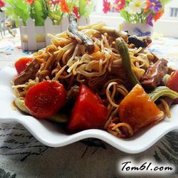 豆角土豆素卤面的做法