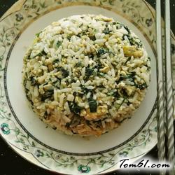 紫苏鸡蛋炒米饭的做法