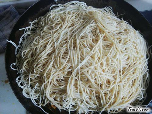 【豆角土豆素卤面】