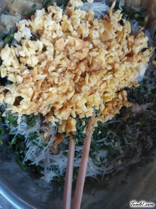 【韭菜鸡蛋馅饺子】