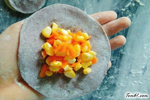 【双层双馅包子】