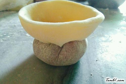 【双层双馅包子】