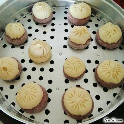 【双层双馅包子】